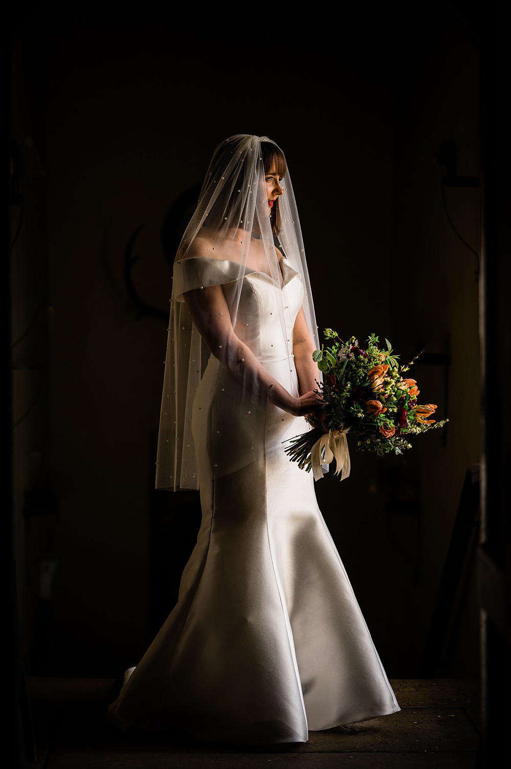 Off Shoulder Sweetheart Dress Bride Retro Rustic Barn Wedding Paul Santos Photography