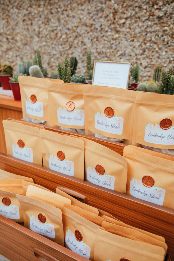 Wedidng Favour Idea Autumn Tea Victoria Baker Weddings