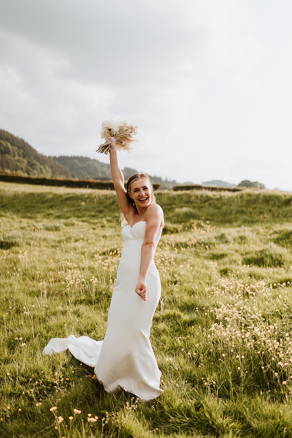 Dress Bride Strapless Sweetheart Bridal Collective Fit Flare Wilde Lodge Wedding Pix By Vix