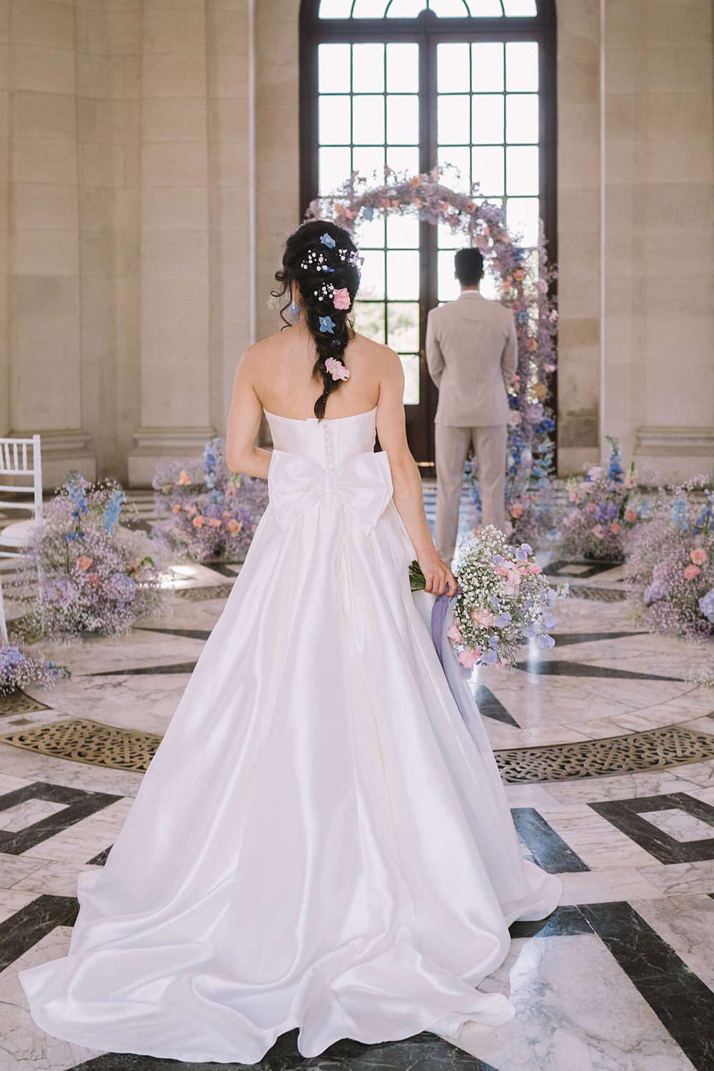 Dress Gown Bride Strapless Bow Back Mia Mia Williamson Park Wedding Samantha Broadley Photography