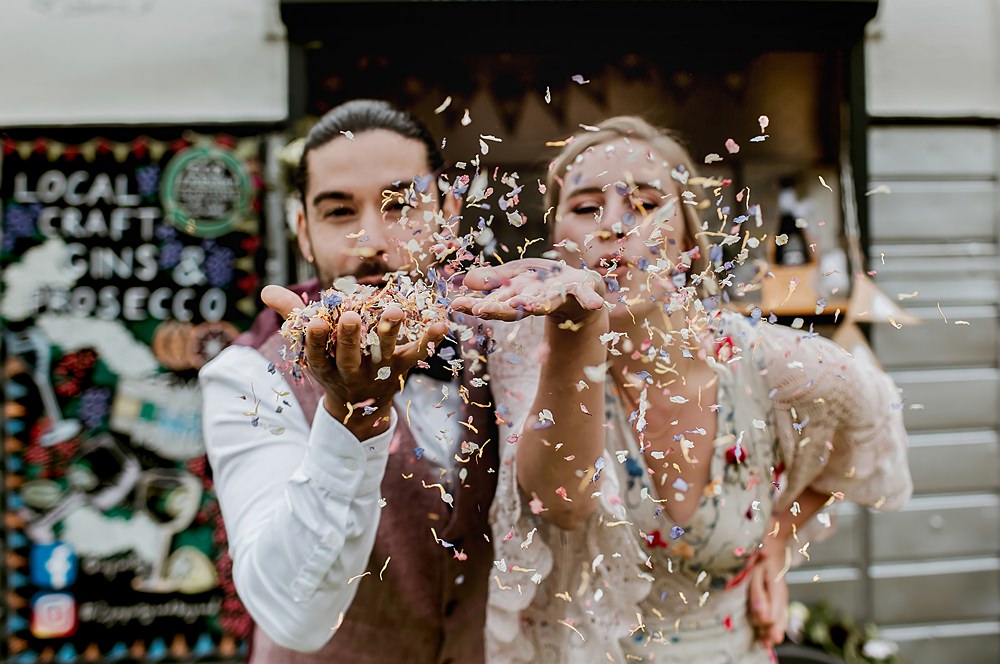 Confetti Blow Barnfield Wedding Sonder Lust Photography