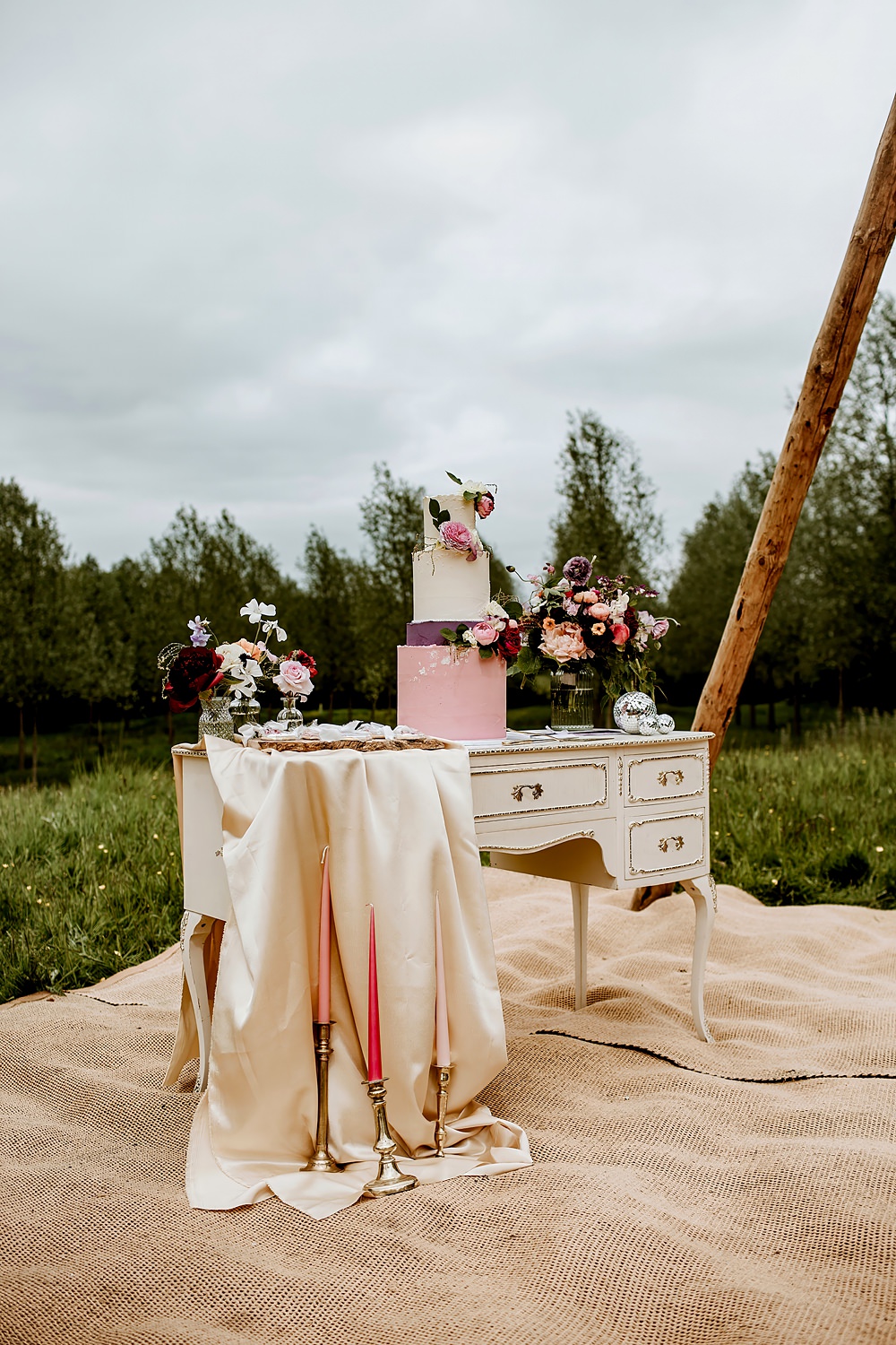 Dessert Cake Table Dresser Barnfield Wedding Sonder Lust Photography