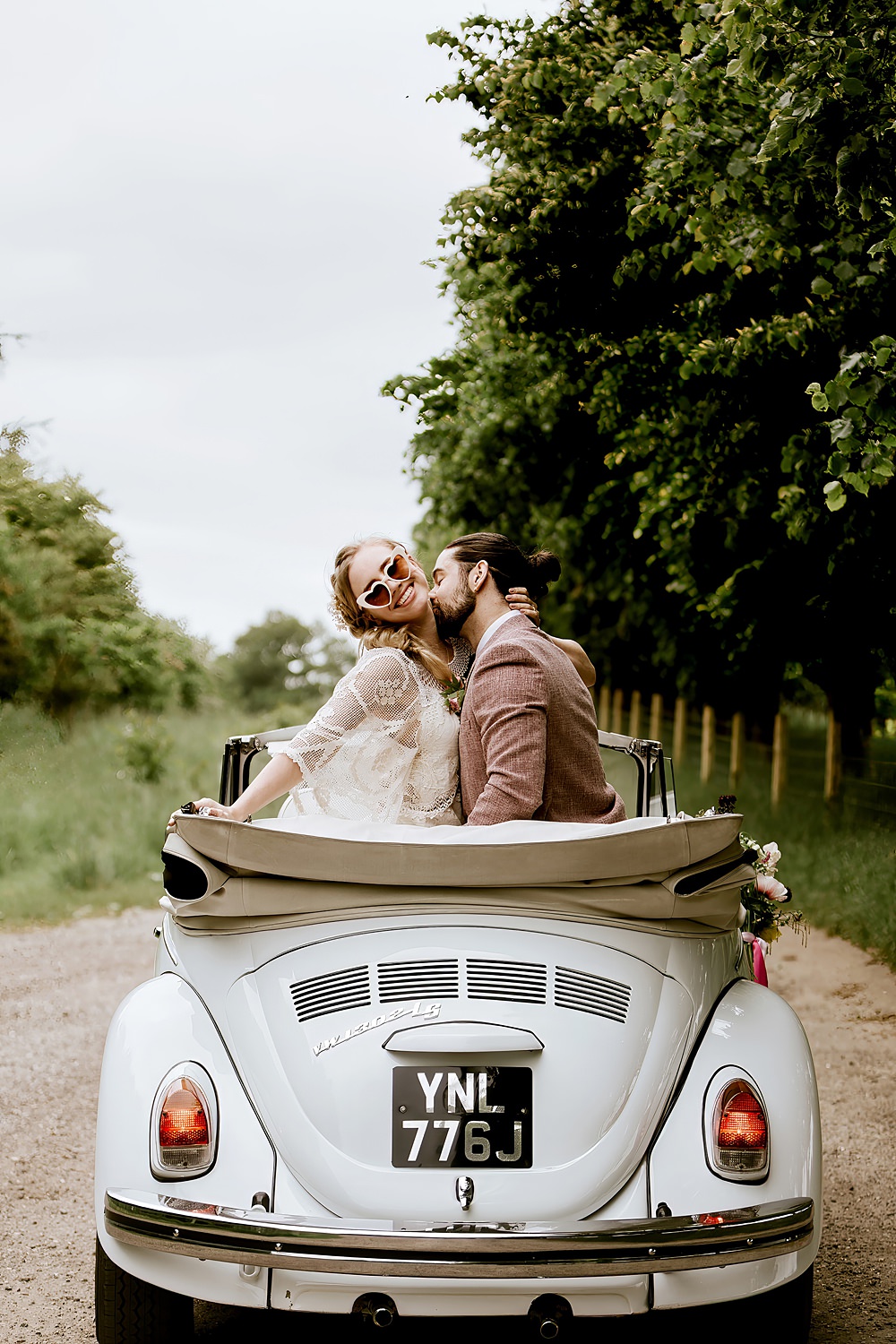 Beetle Car Barnfield Wedding Sonder Lust Photography