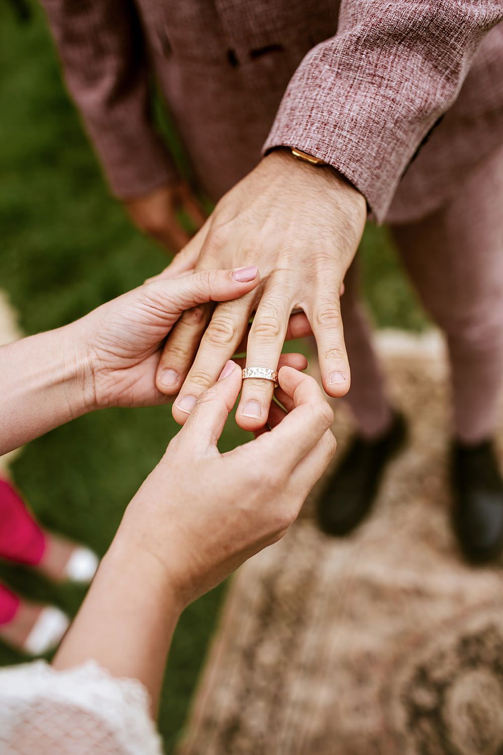 Groom Ring Band Barnfield Wedding Sonder Lust Photography