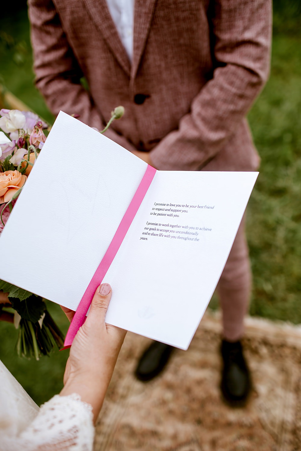 Vow Book Barnfield Wedding Sonder Lust Photography
