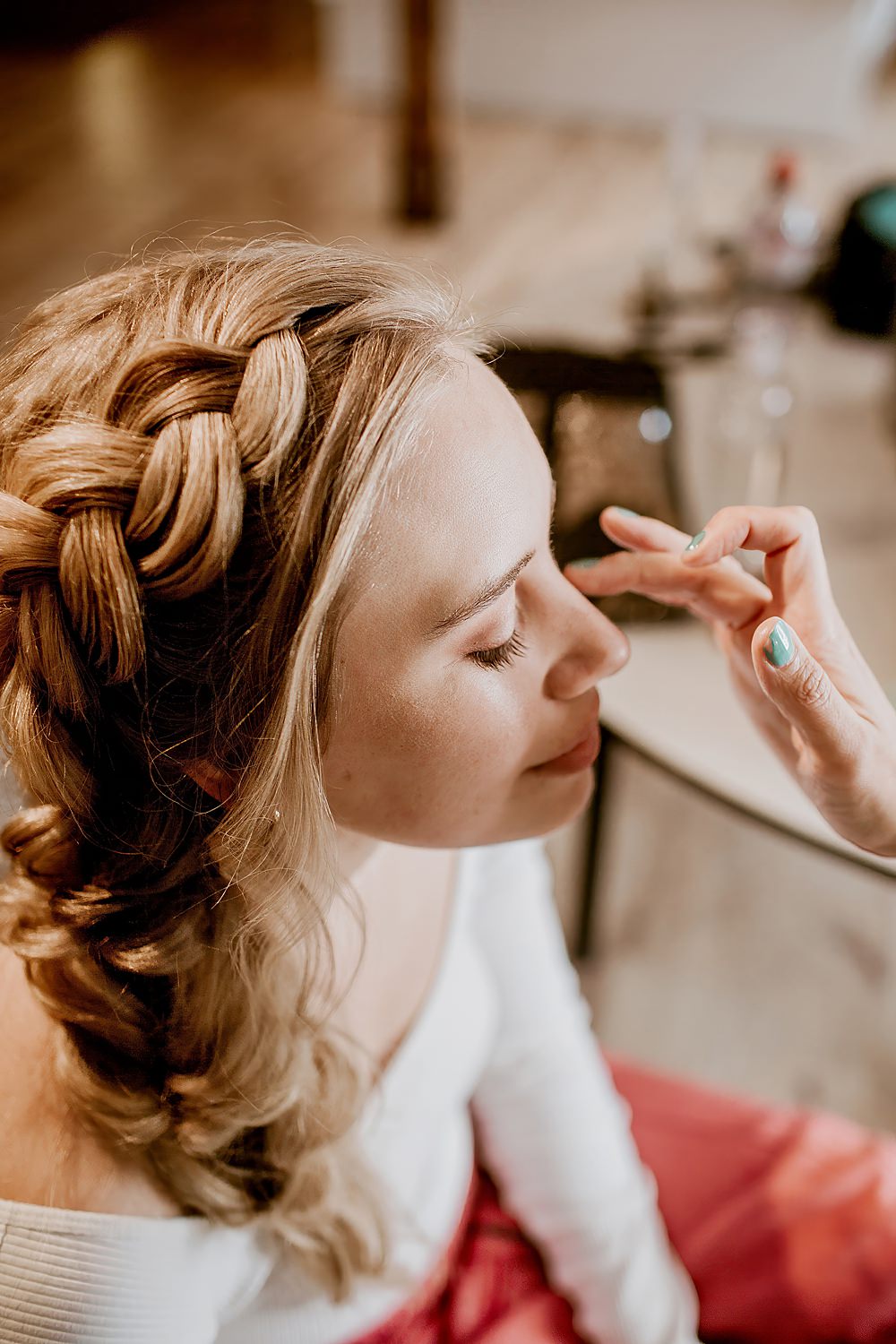 Barnfield Wedding Sonder Lust Photography Bride Hairstyle Plait Braid