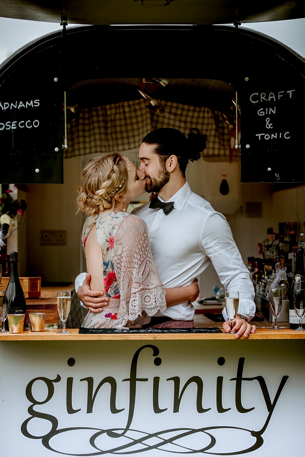 Horse Box Bar Drinks Barnfield Wedding Sonder Lust Photography