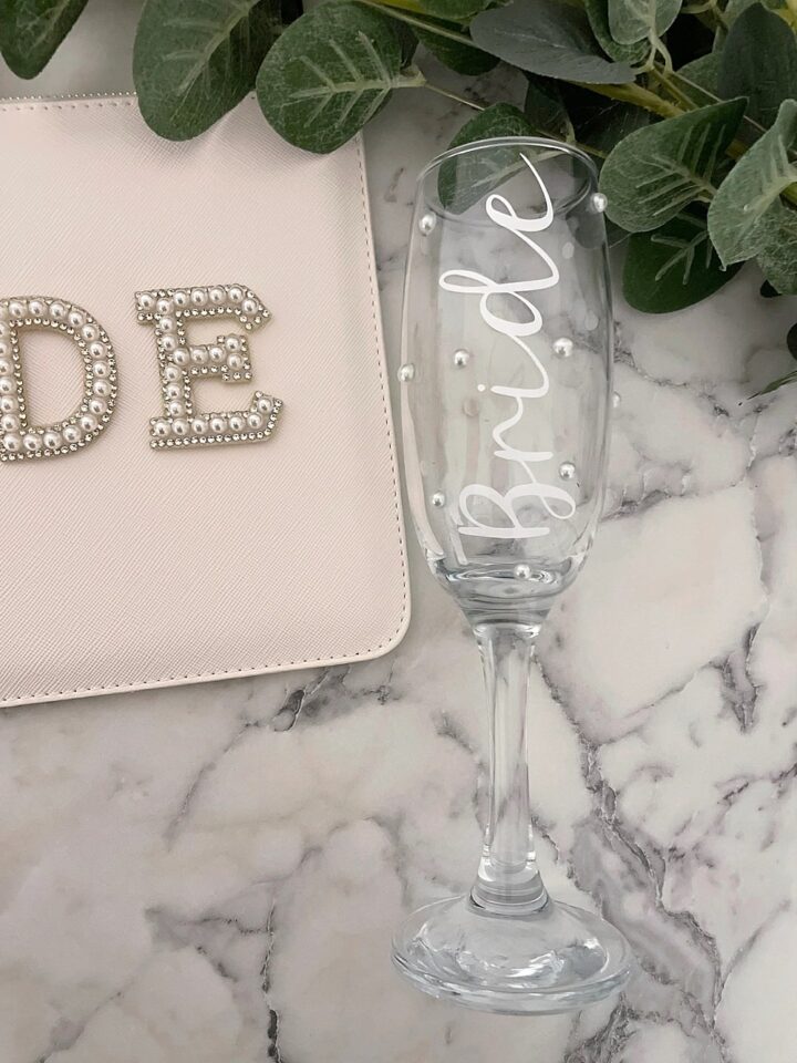Bride-To-Be Christmas Glass Gift