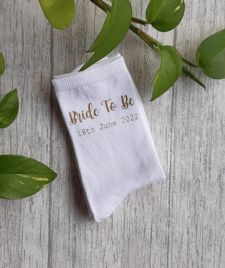 Bride To Be Christmas Sock Present
