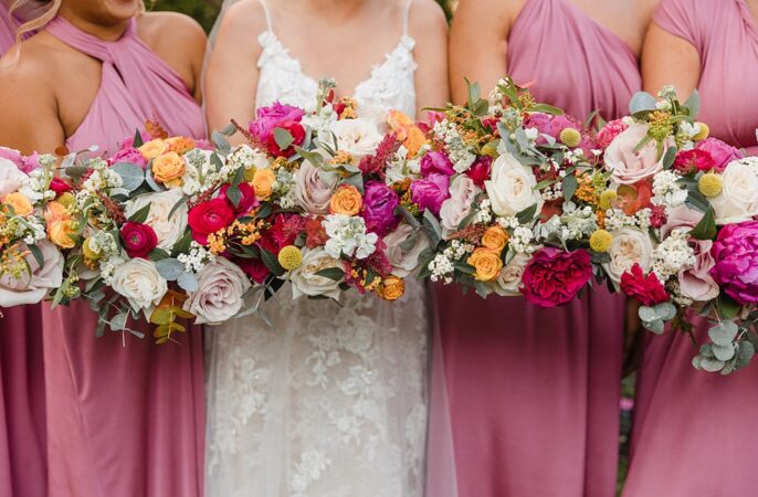 Bridesmaid Bouquets Ideas Inspiration Michelle Huggleston Photography