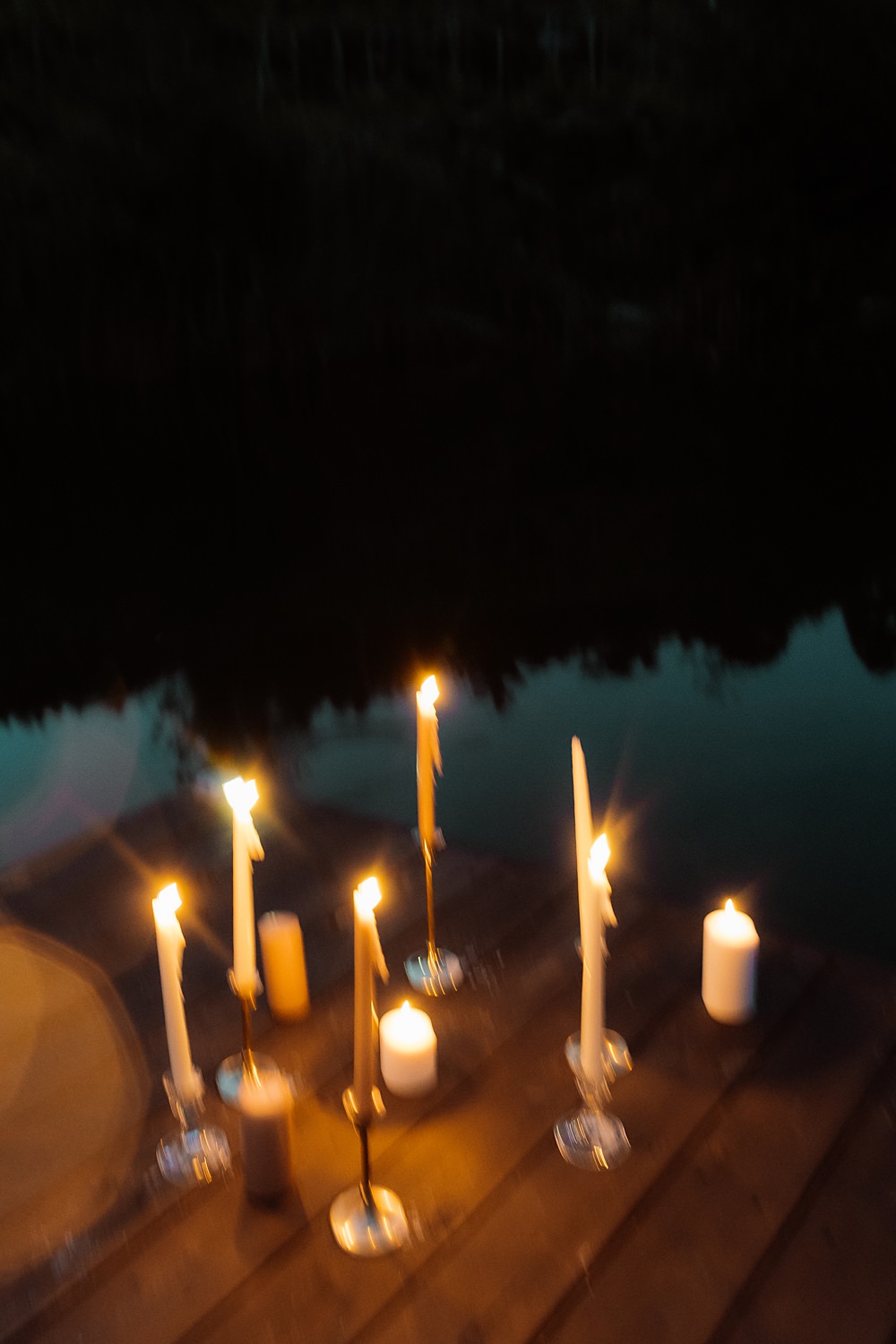 Candles Decor Château Ste-Agnès Wedding Crémeux Photo
