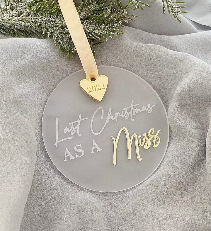 Christmas Present Idea Bride Last Miss Bauble