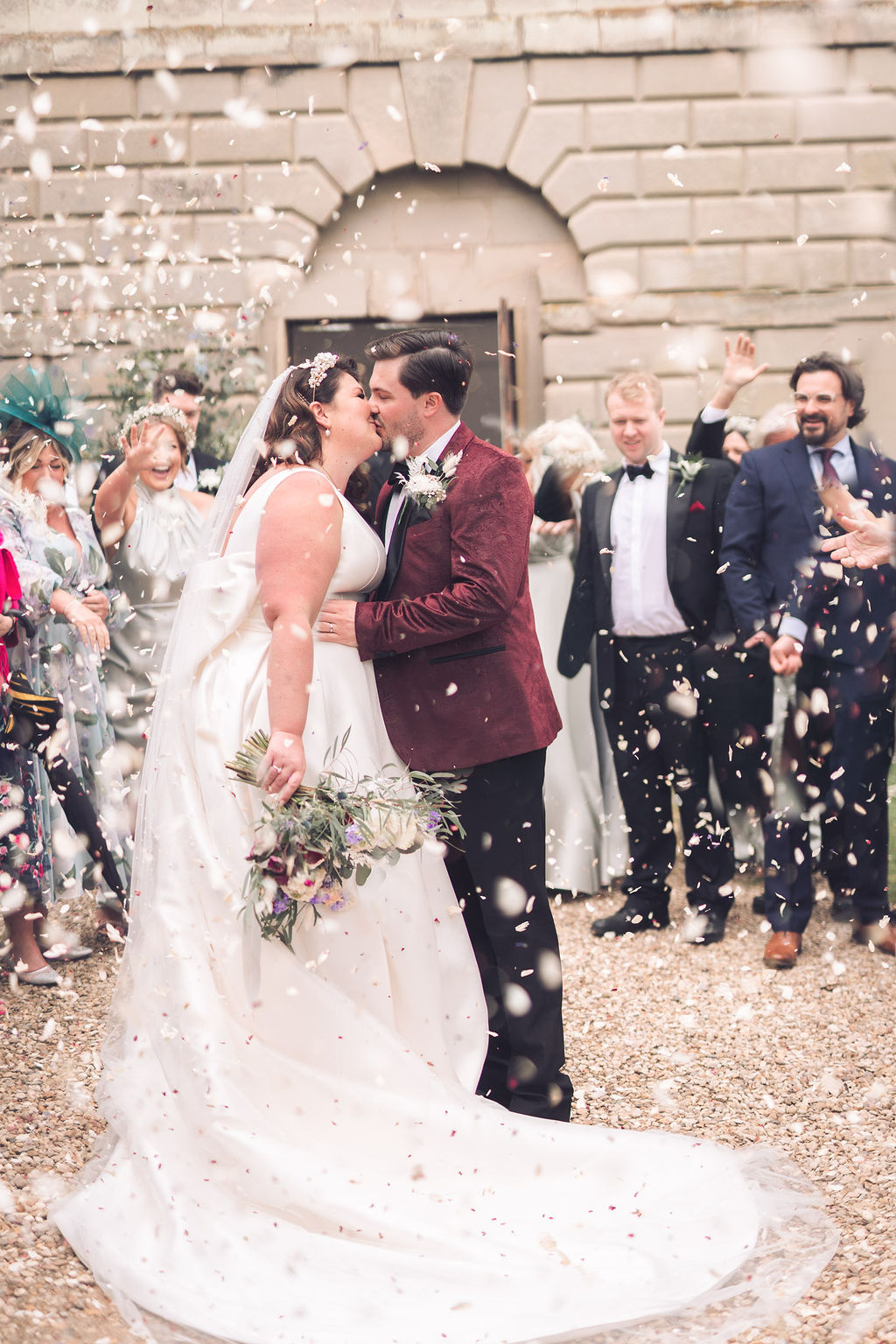 Confetti Throw Compton Verney Wedding Story Ellie Mac Photography