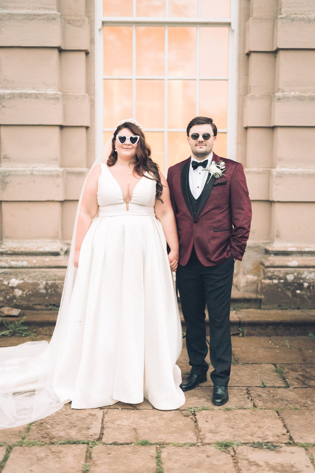 Bride Groom Sunglasses Compton Verney Wedding Story Ellie Mac Photography
