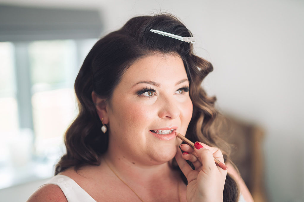 Bride Makeup Compton Verney Wedding Story Ellie Mac Photography