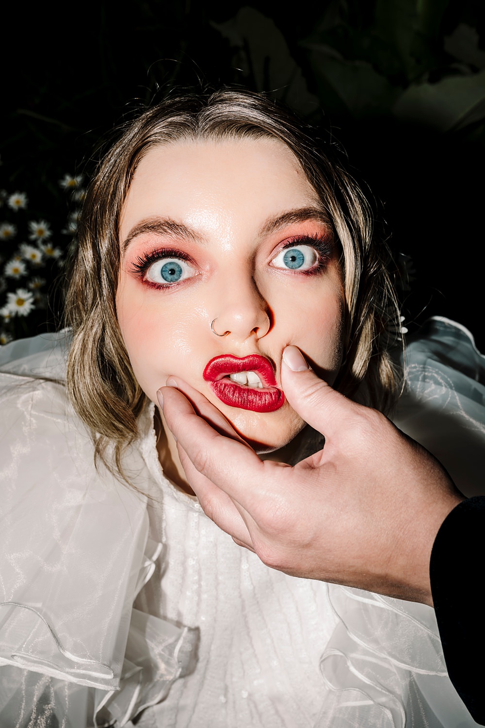 Bride Glam Makeup Dunwood Hall Estate Wedding Amy Faith Photography