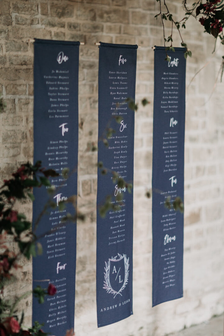 Harry Potter Table Plan Wedding Banner Crest Ayelle Photography