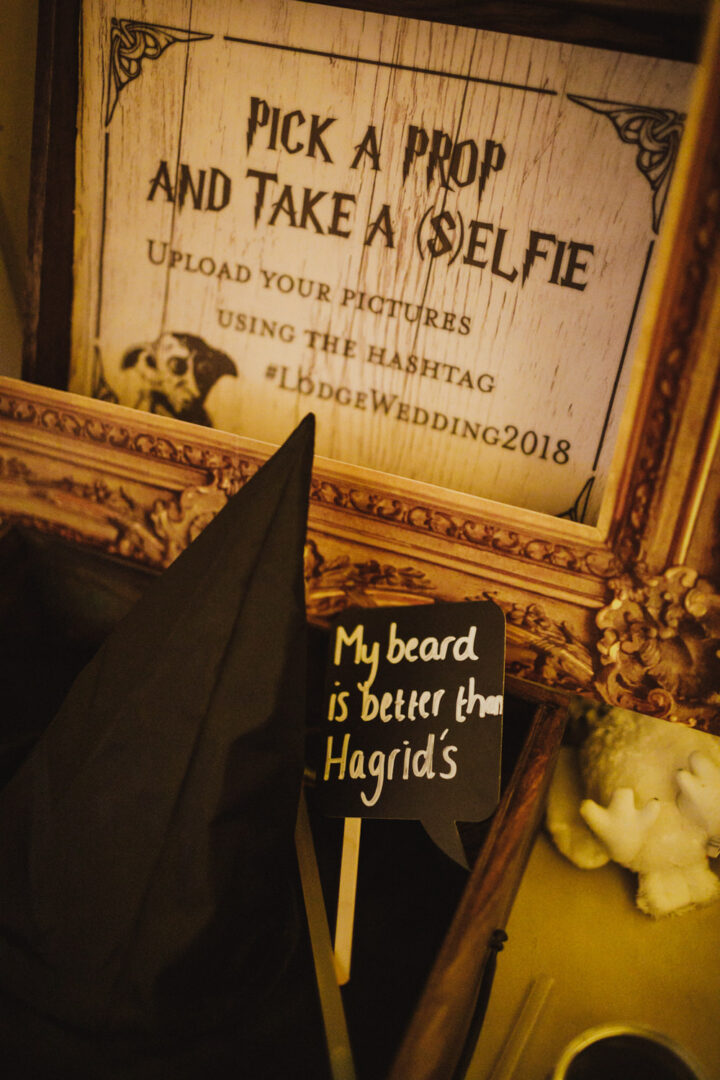 Harry Potter Wedding Photo Booth Idea Photography34