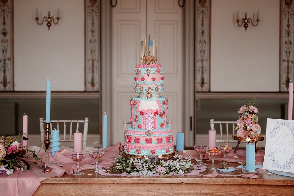 Cake Dessert Table Marie Antoinette Wedding Katherine And Her Camera