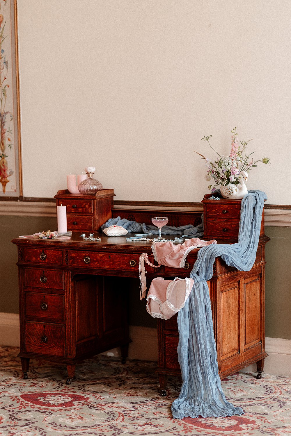 Dressing Table Bride Prep Marie Antoinette Wedding Katherine And Her Camera