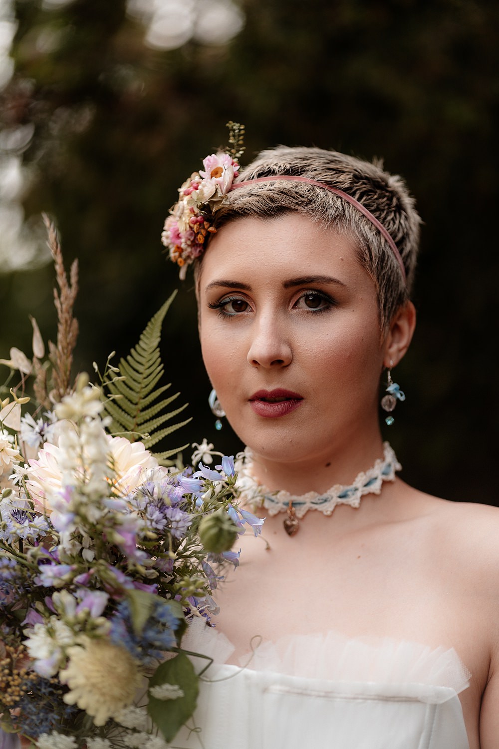 Bride Makeup Hair Flowers Marie Antoinette Wedding Katherine And Her Camera