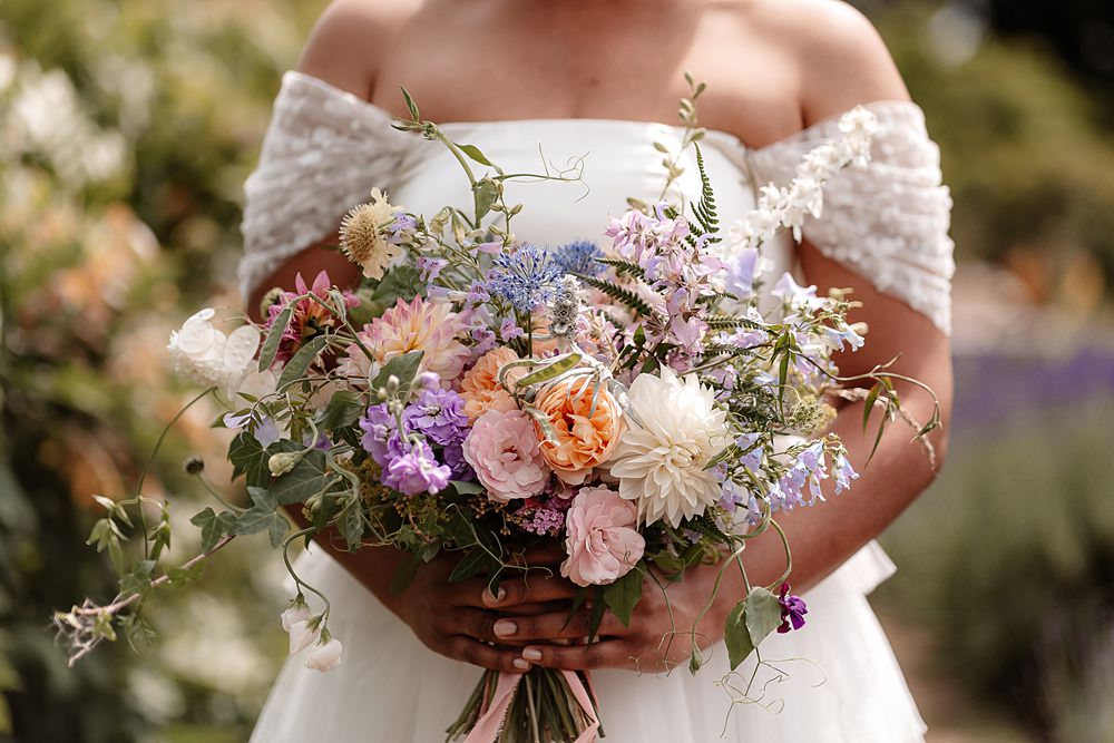 Bouquet Flowers Bride Bridal Pink Lilac Cream Marie Antoinette Wedding Katherine And Her Camera