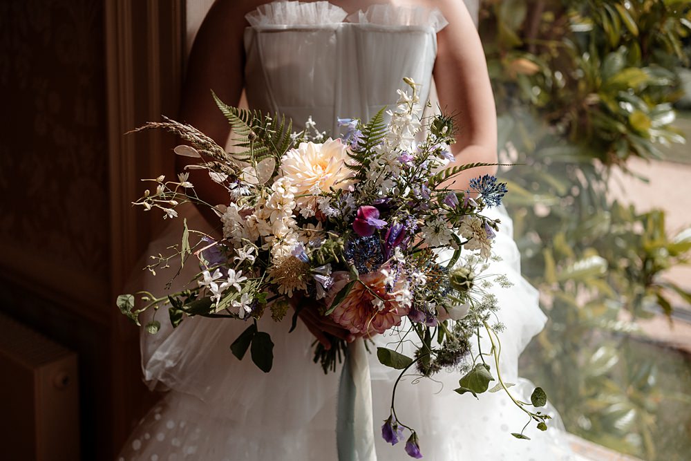 Bouquet Flowers Bride Bridal Blue Cream Marie Antoinette Wedding Katherine And Her Camera