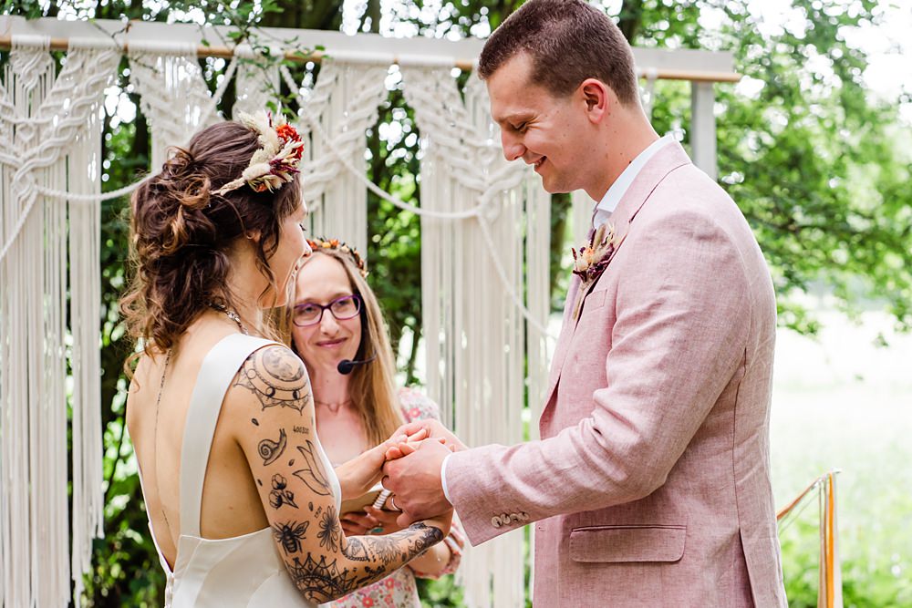 Off Grid Woodland Wedding Purple Kite Photography