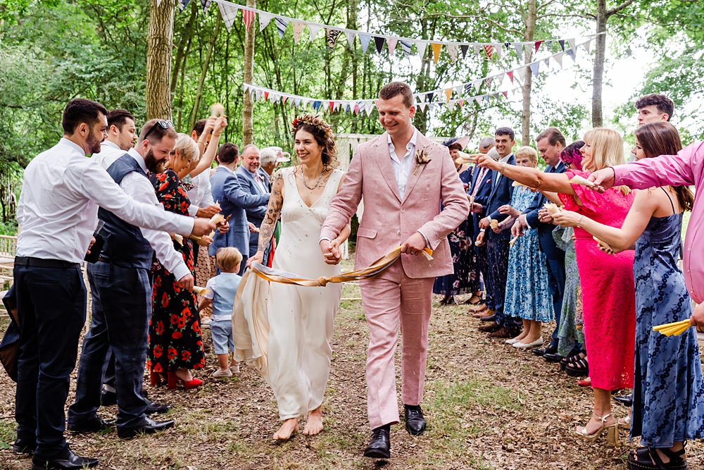 Off Grid Woodland Wedding Purple Kite Photography