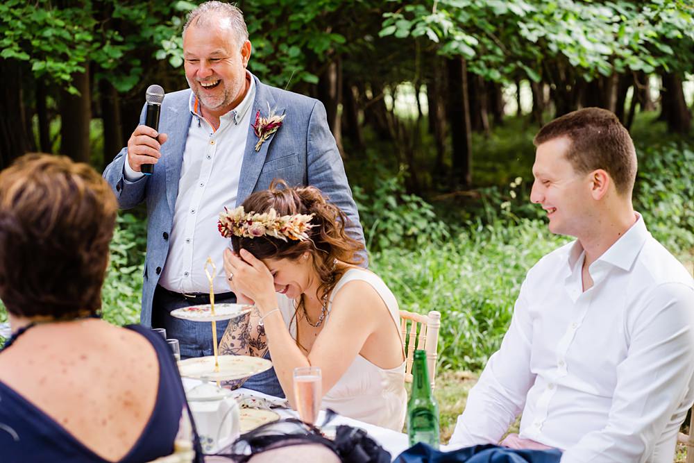 Off Grid Woodland Wedding Purple Kite Photography