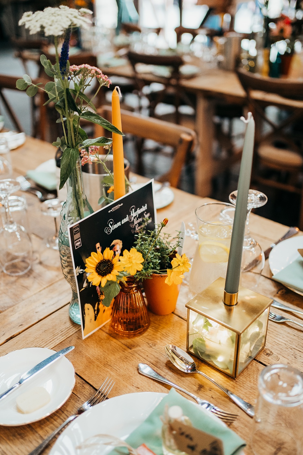 Album Music Table NAme Pagoda Wedding Ceremony Holly Collings Photography