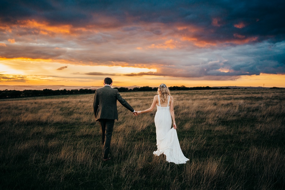 Pagoda Wedding Ceremony Holly Collings Photography Sunset