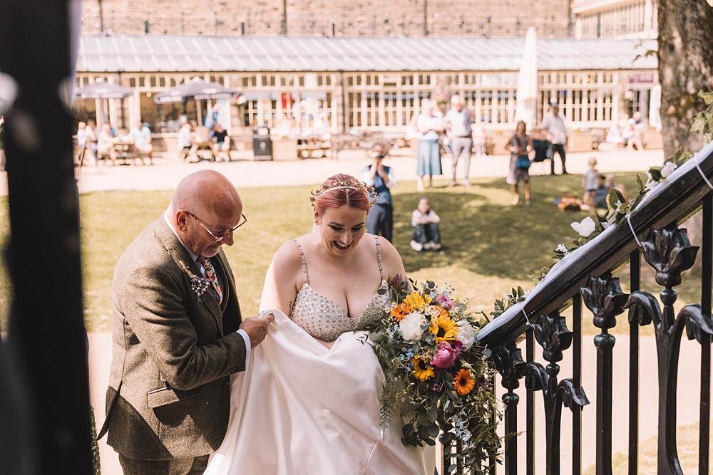 Pavilion Gardens Buxton Wedding Lauren Elliott Photography