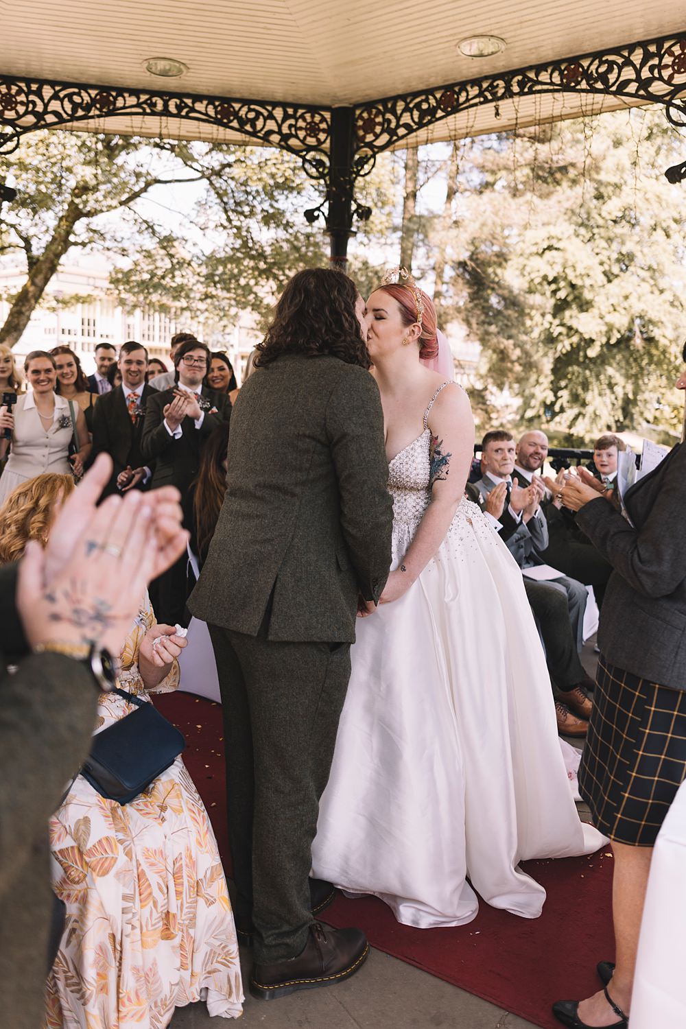 Pavilion Gardens Buxton Wedding Lauren Elliott Photography