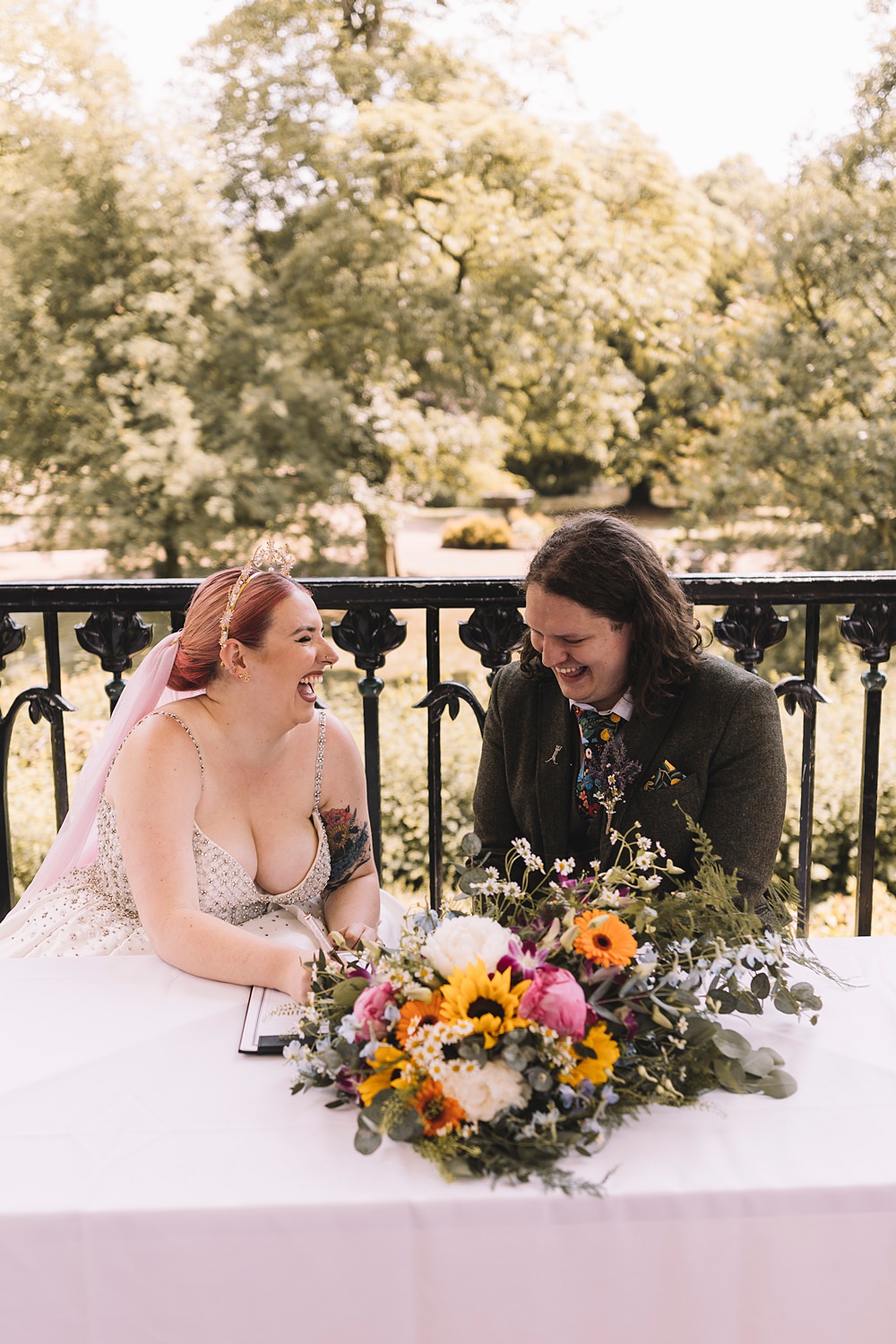 Pavilion Gardens Buxton Wedding Lauren Elliott Photography