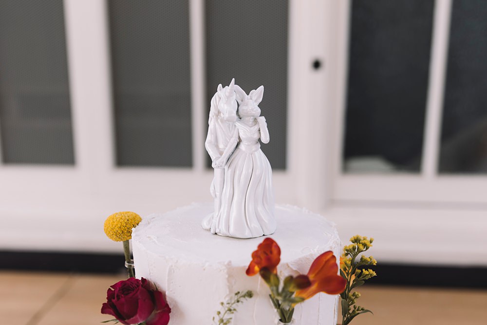 Cake Topper Pavilion Gardens Buxton Wedding Lauren Elliott Photography