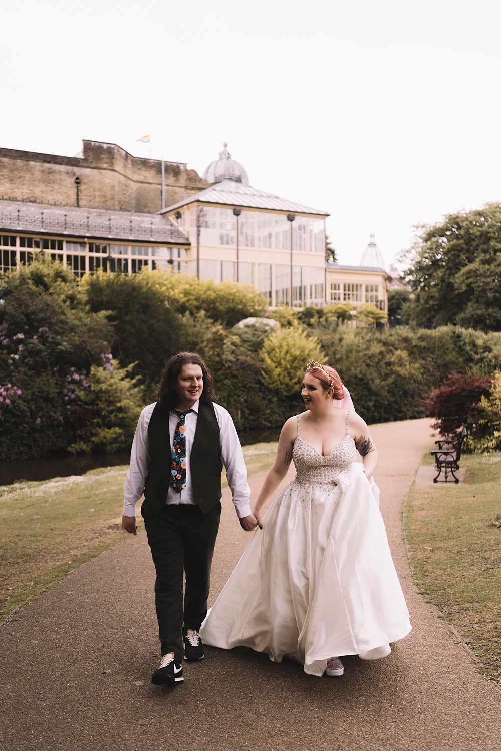 Pavilion Gardens Buxton Wedding Lauren Elliott Photography
