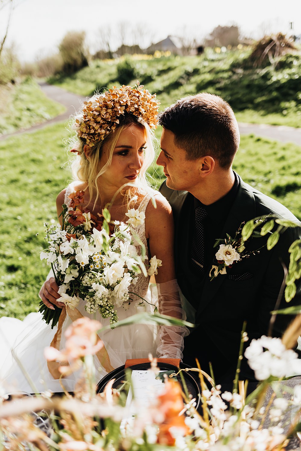 Rust Green Wedding Ideas Julie Clarke Photography