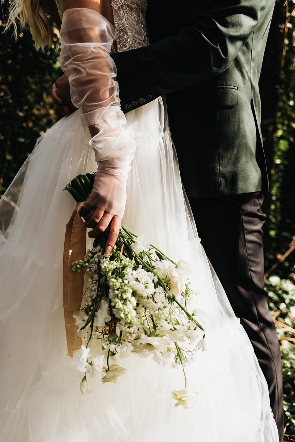 Bouquet Flowers Bride White Rust Green Wedding Ideas Julie Clarke Photography
