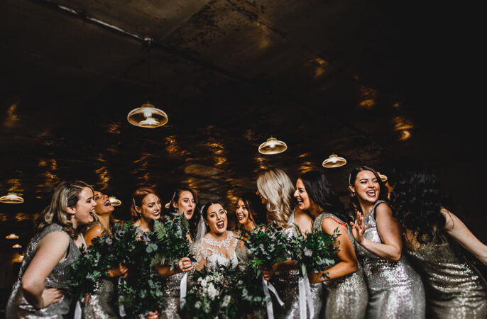 Winter Bridesmaid Dress Ideas Gowns HBA Photography
