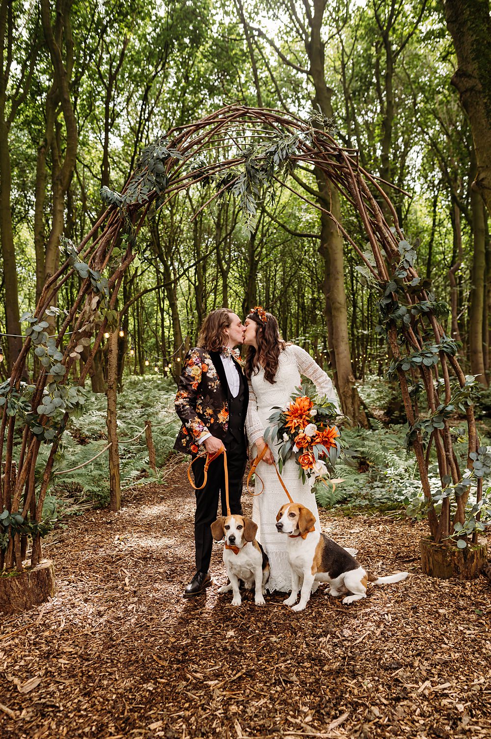 Cockley Woodland Weddings Don’t Delete The Kisses Willow Arch Woods