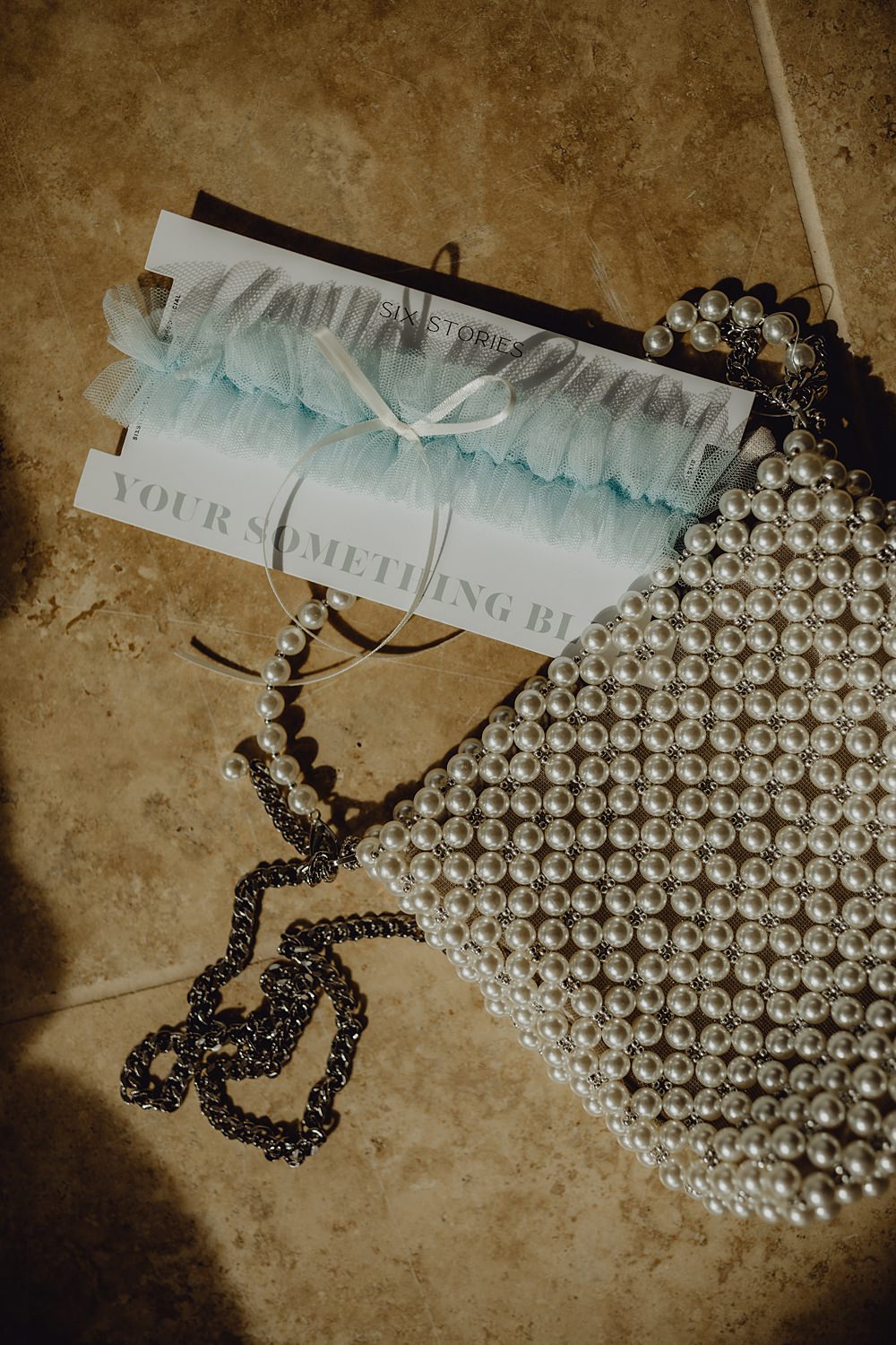 Something Blue Bride Garter Curds Hall Barn Wedding Aurora Grey Photography