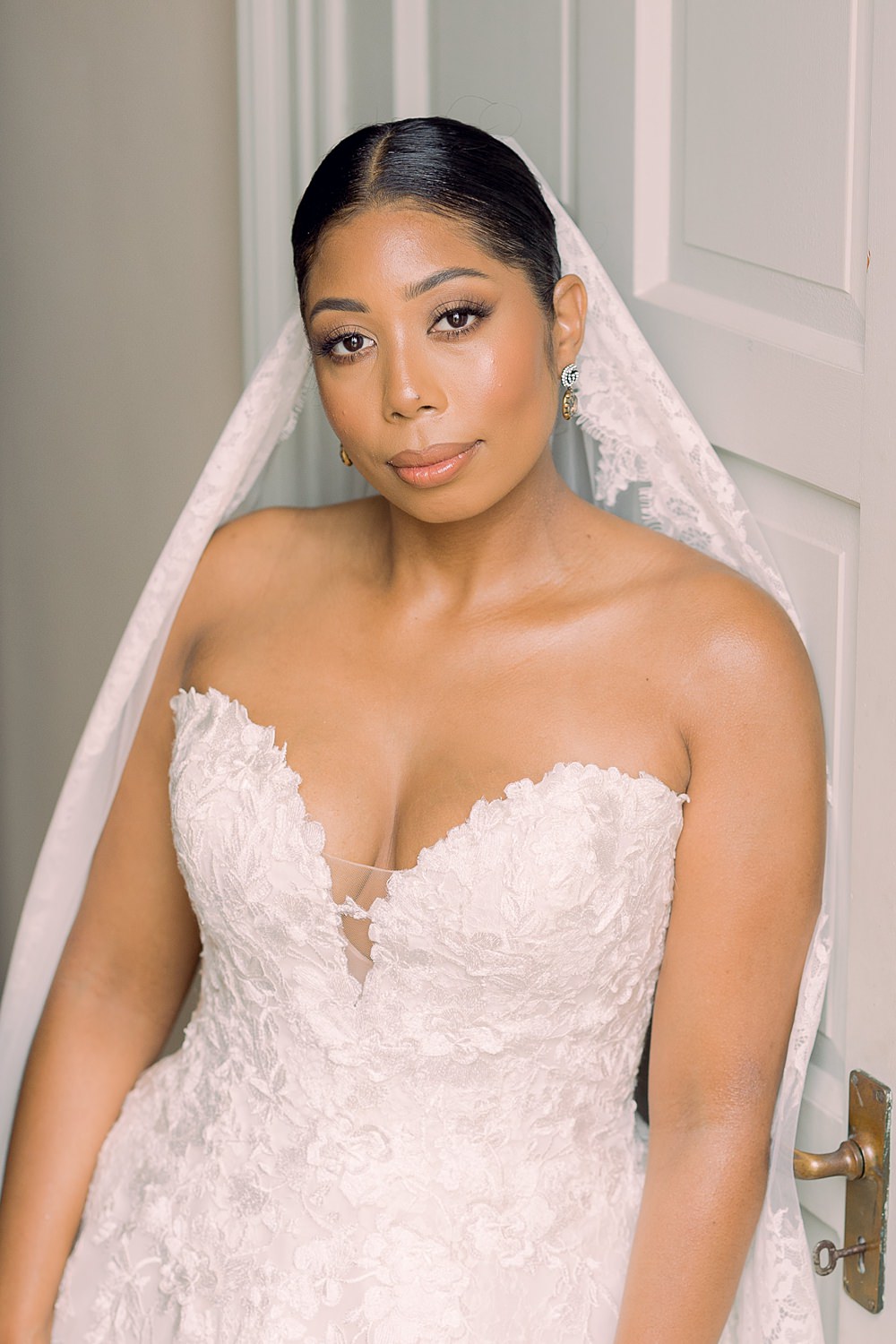 Bride Makeup Dewy Natural Veil Euridge Manor Wedding Jessy Papasavva Photography