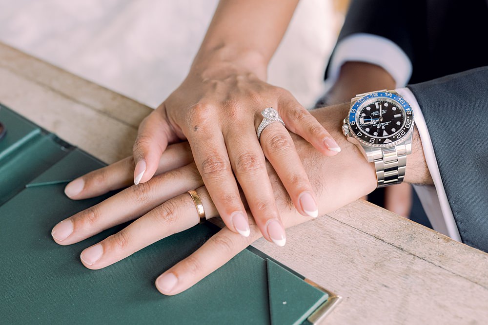 Bride Groom Nails Manicure Rings Euridge Manor Wedding Jessy Papasavva Photography