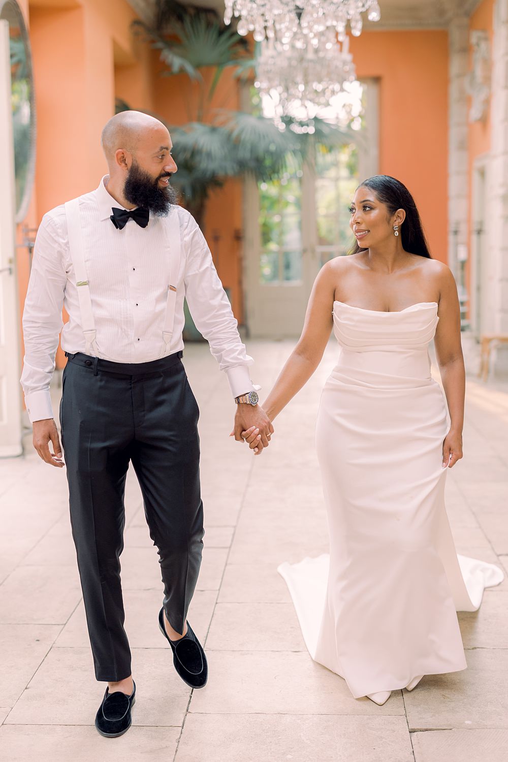 Strapless Gown Bride Train Euridge Manor Wedding Jessy Papasavva Photography