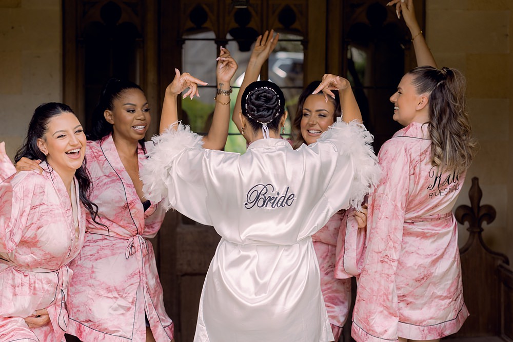 Bride Bridesmaid Robes Euridge Manor Wedding Jessy Papasavva Photography