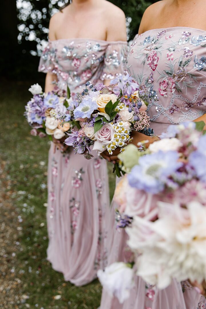 Lilac Purple Cream Bridesmaid Bouquet Idea Katherine Ashdown Photography