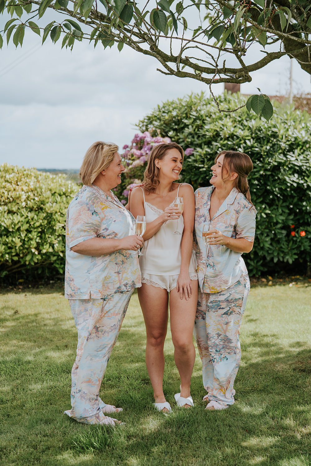 Bride Bridesmaid PJs Limepark Wedding Sheena T Photography
