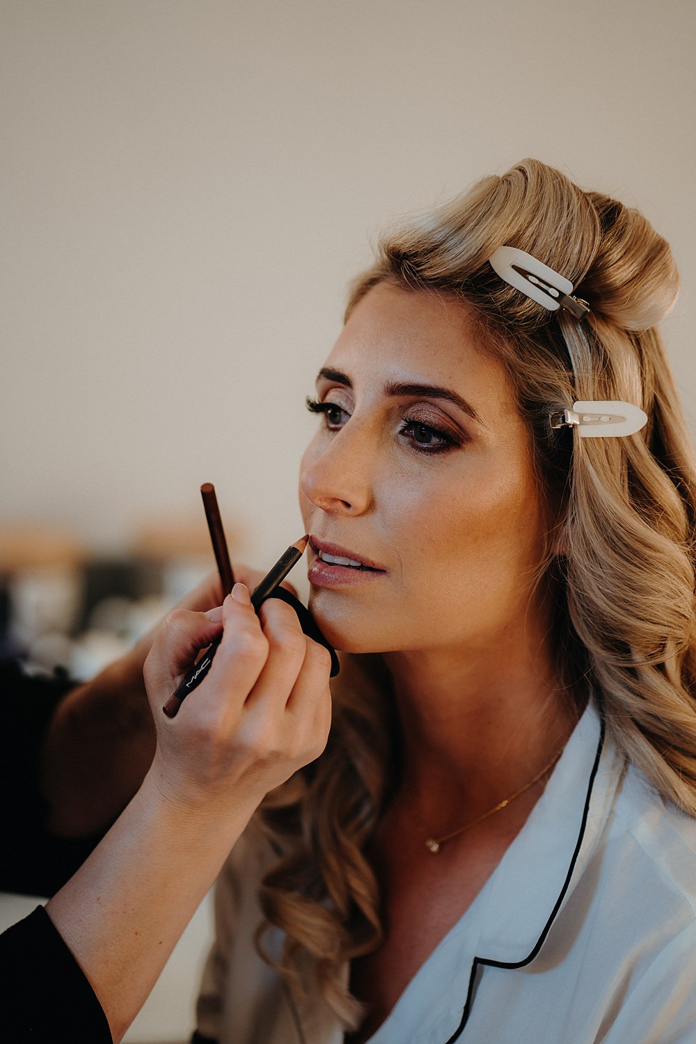 Bride Makeup Outdoor Surrey Wedding Kit Myers Photography
