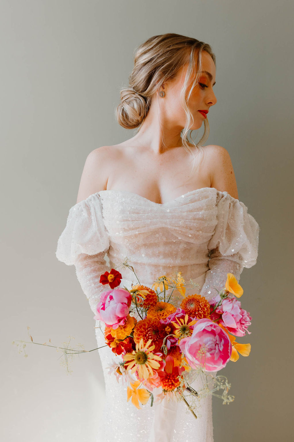 Summery Colour Pop Pink Orange & Yellow Wedding Ideas